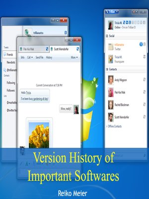 cover image of Version History of Important Softwares